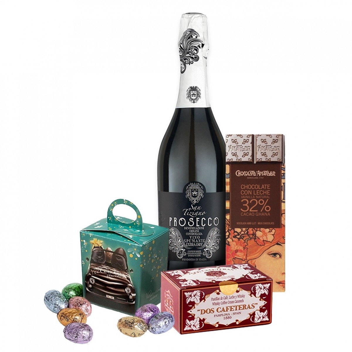 Pachet cadou Prosecco & Easter sweets