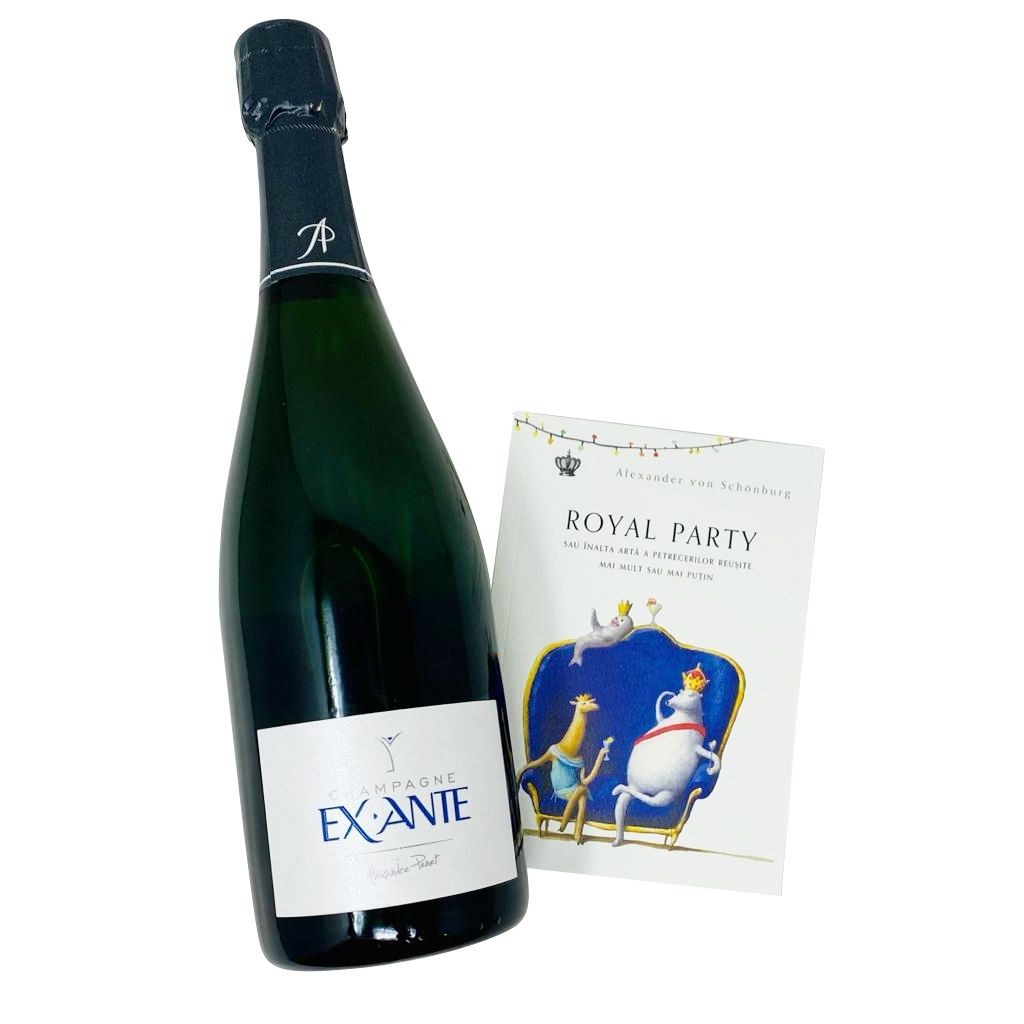 Royal Party ExAnte Gift - Cadou cu sampanie si carte