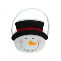 Om de zapada cu 150g de praline belgiene Valentino Smiley Snowman small