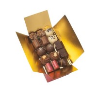 Ballotin cu praline belgiene Valentino, Red hearts, 700 g