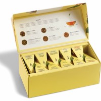 Cutie cu 20 de piramide de ceai, Ribbon box Soleil ECO
