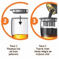 Set pahar si separator bere
