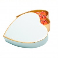 Praline belgiene Valentino in cutie in forma de inima, Pastel Heart, 135 g