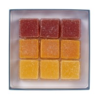 Cutie cu 18 jeleuri din pulpa de fructe autentice tropicale Confidas 240g