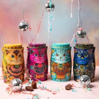 Trufe de ciocolata Monty Bojangles - Cutie metalica Spirit Blue Mini 36g