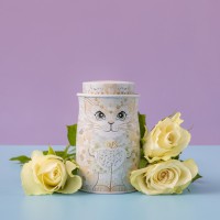 Trufe de ciocolata Monty Bojangles – Cutie metalica White Rose Mini 36g