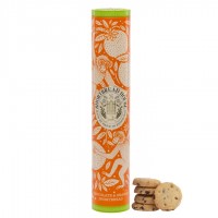Biscuiti Artizanali cu ciocolata si portocale Shortbread Tall Tin 250g